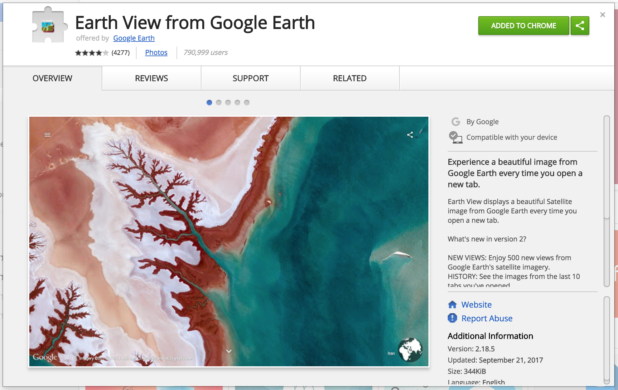 Earth View from Google Earth